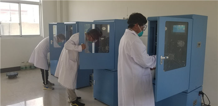 日喀則市吉隆鎮污水處理廠日常工作圖